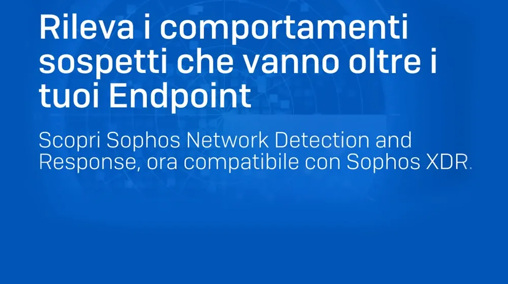 Sophos NDR evento Ottobre 2023